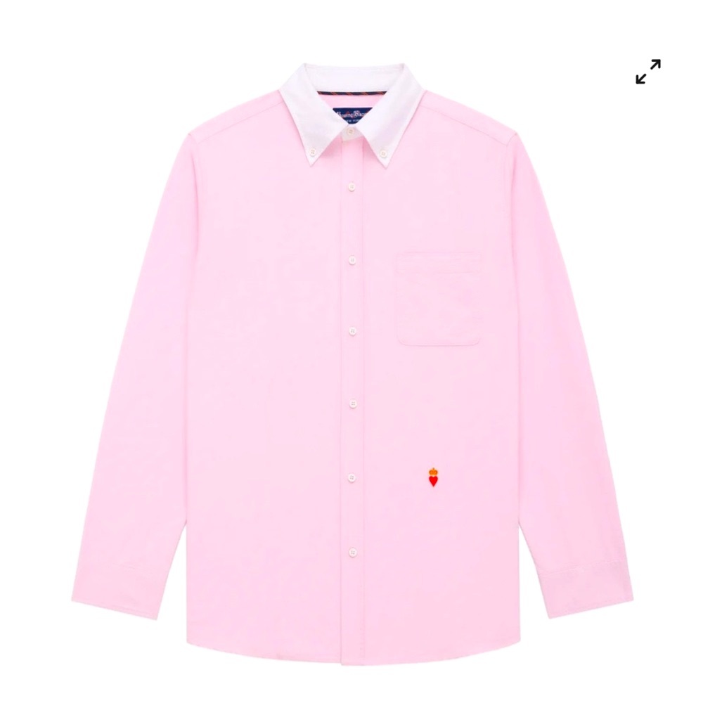 ROWING BLAZERS CONTRAST COLLAR O.C.B.D. OXFORD